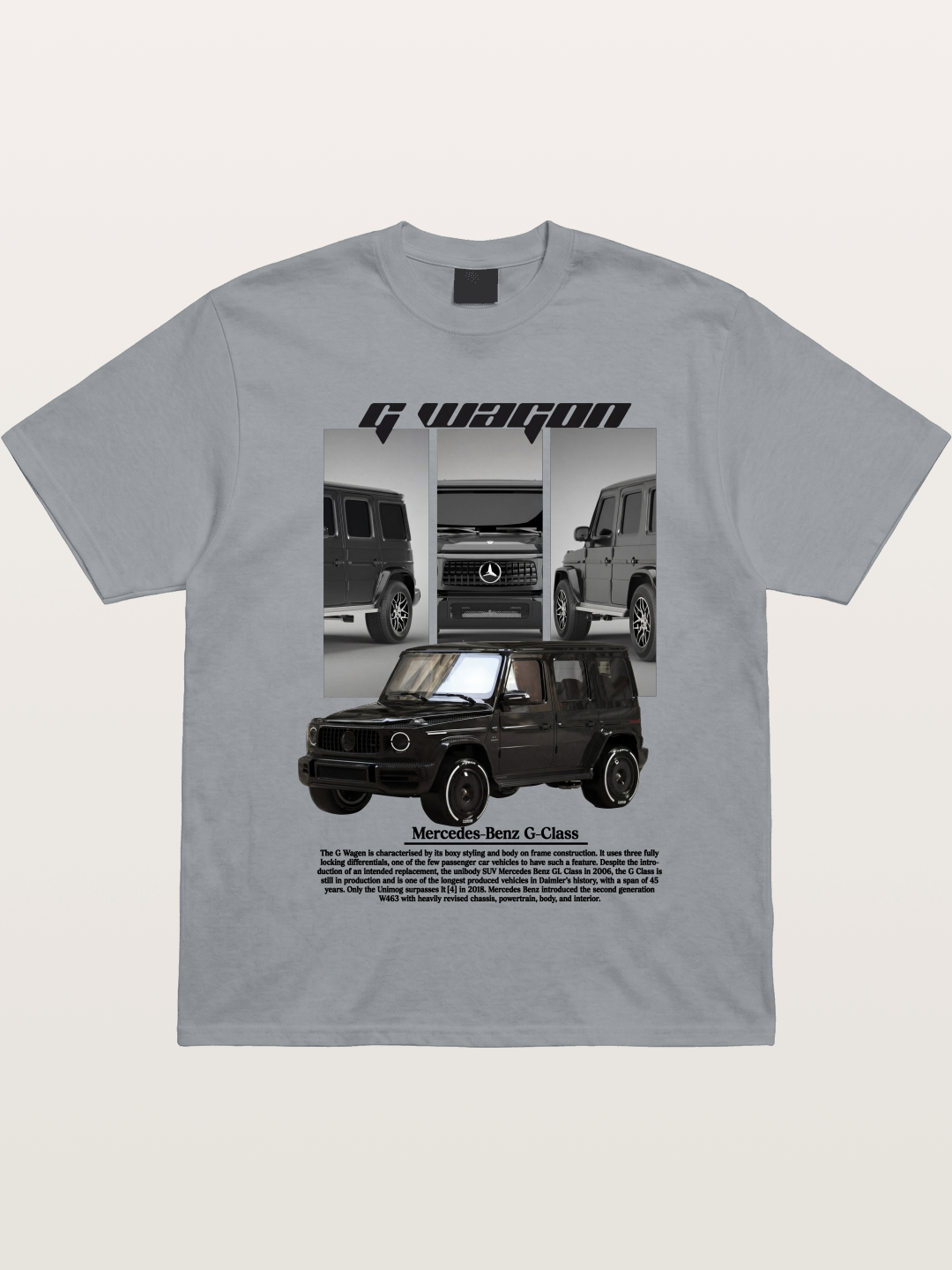 Mercedes G-Wagon Multi Angle View Gildan T-shirt