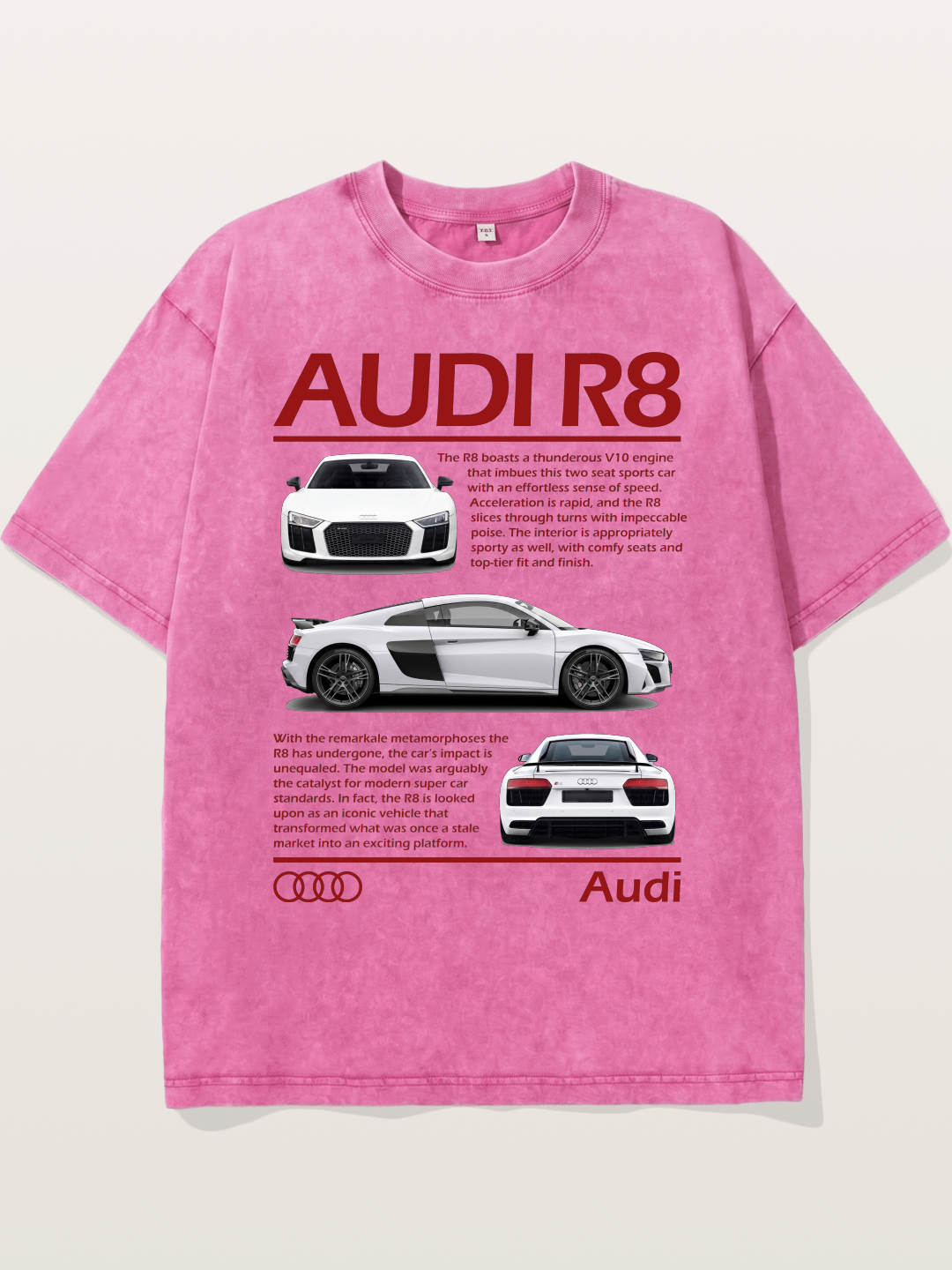 Audi R8 Multi Angle Showcase Washed T-shirt