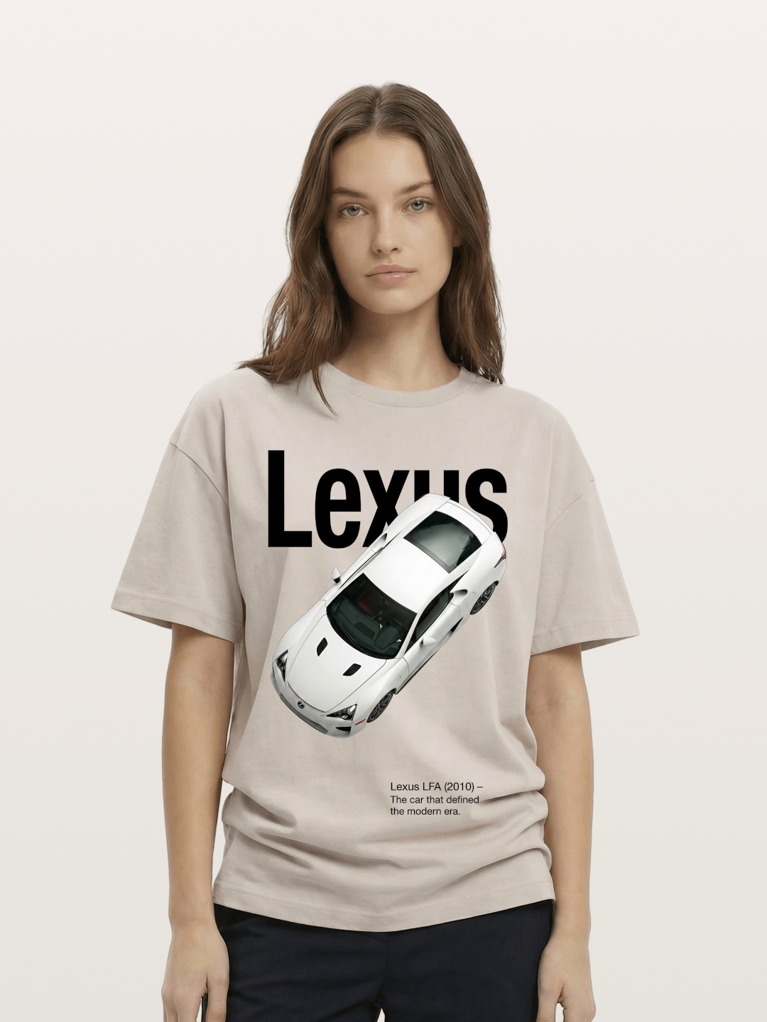Lexus LFA Overhead View Art Cotton T-shirt