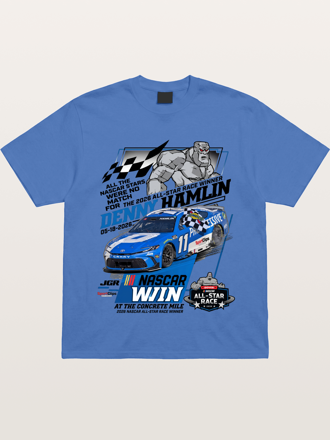 Denny Hamlin #11 2026 All-Star Win Gildan T-shirt