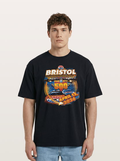 2026 Bristol Food City 500 Print Cotton T-shirt