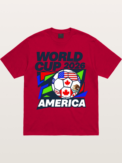 World Cup 2026 America Geometric Gildan T-shirt