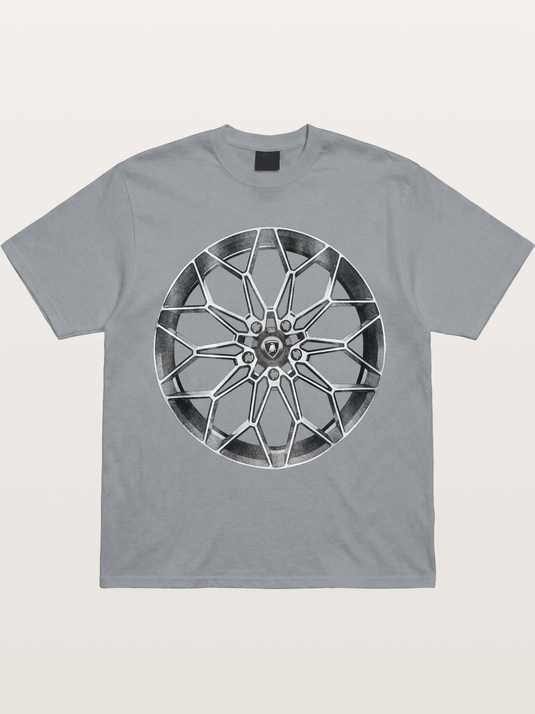 Lamborghini Multi-Spoke Alloy Wheel Gildan T-shirt