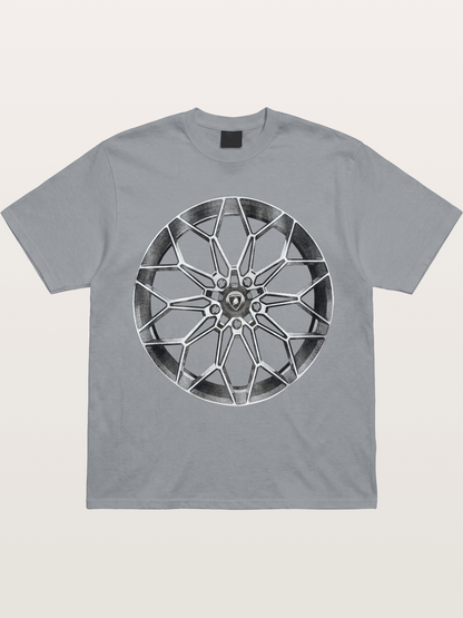Lamborghini Multi-Spoke Alloy Wheel Gildan T-shirt