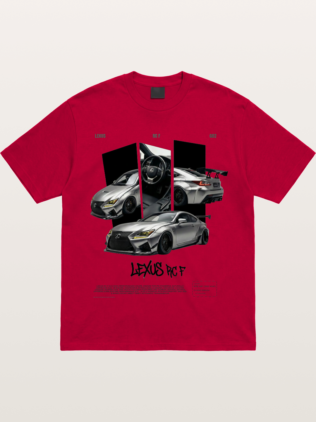 Lexus RC F Multi-Angle Print Gildan T-shirt