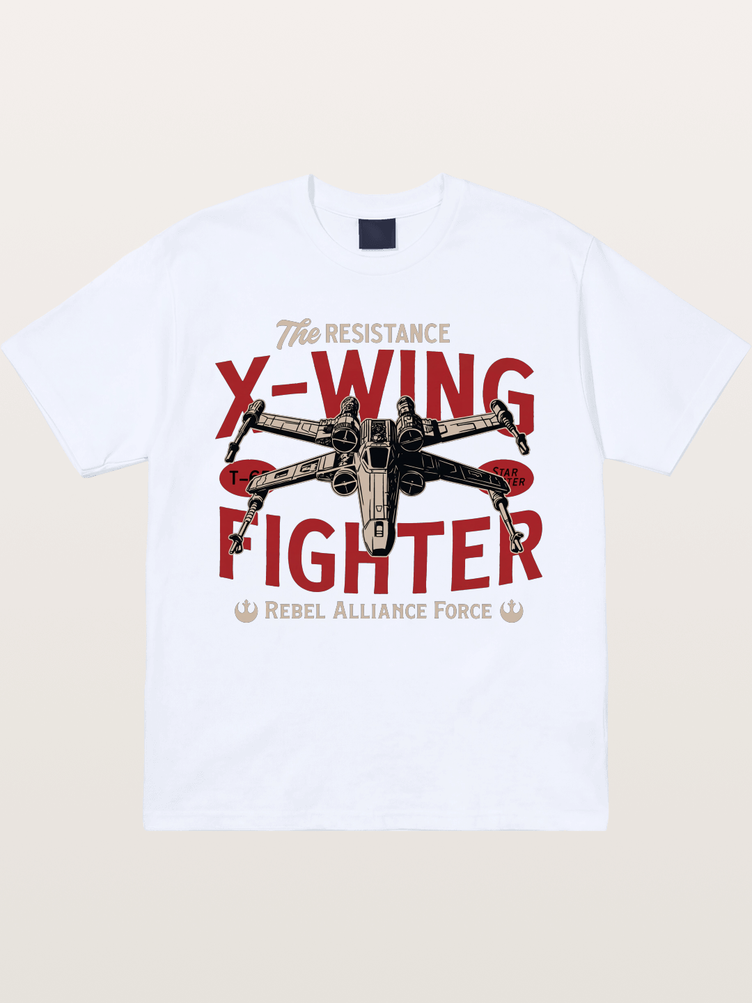 Resistance X-Wing Fighter Retro Design Gildan T-shirt
