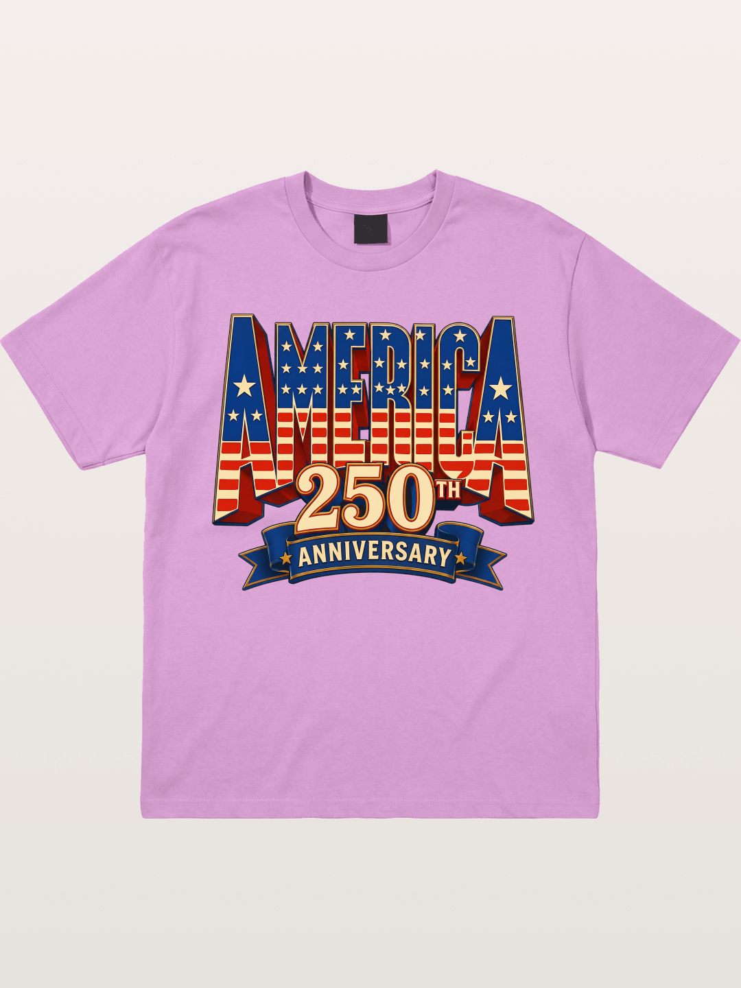 America 250th 3D Lettering Gildan T-shirt