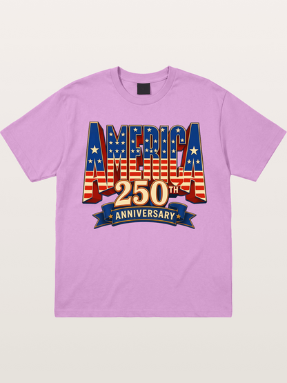 America 250th 3D Lettering Gildan T-shirt