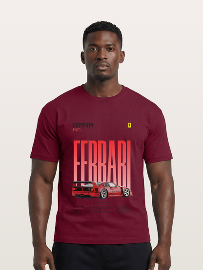Gradient Red Gildan T-shirt