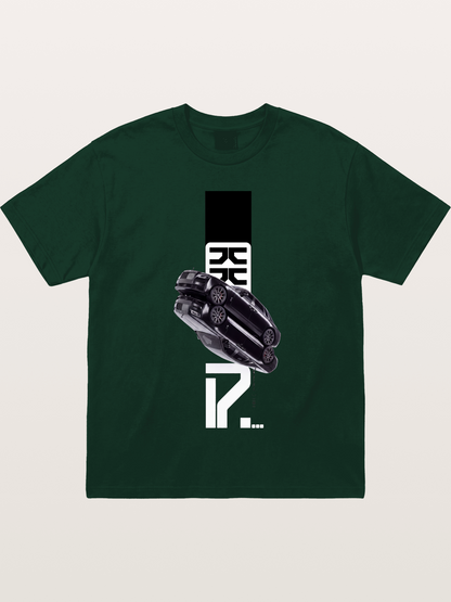 Black Rolls Royce Abstract Art Gildan T-shirt