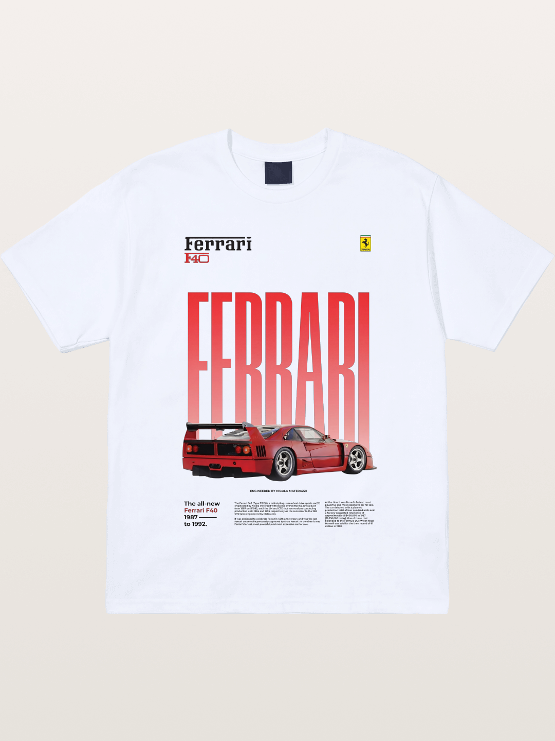 Gradient Red Gildan T-shirt