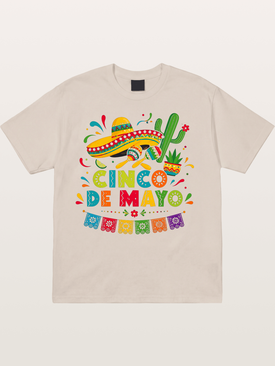 Cinco De Mayo Fiesta Art Cotton T-shirt