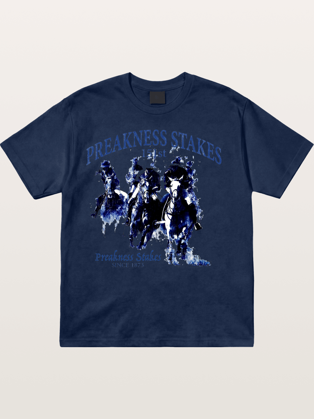 Preakness Stakes Watercolor Print Cotton T-shirt