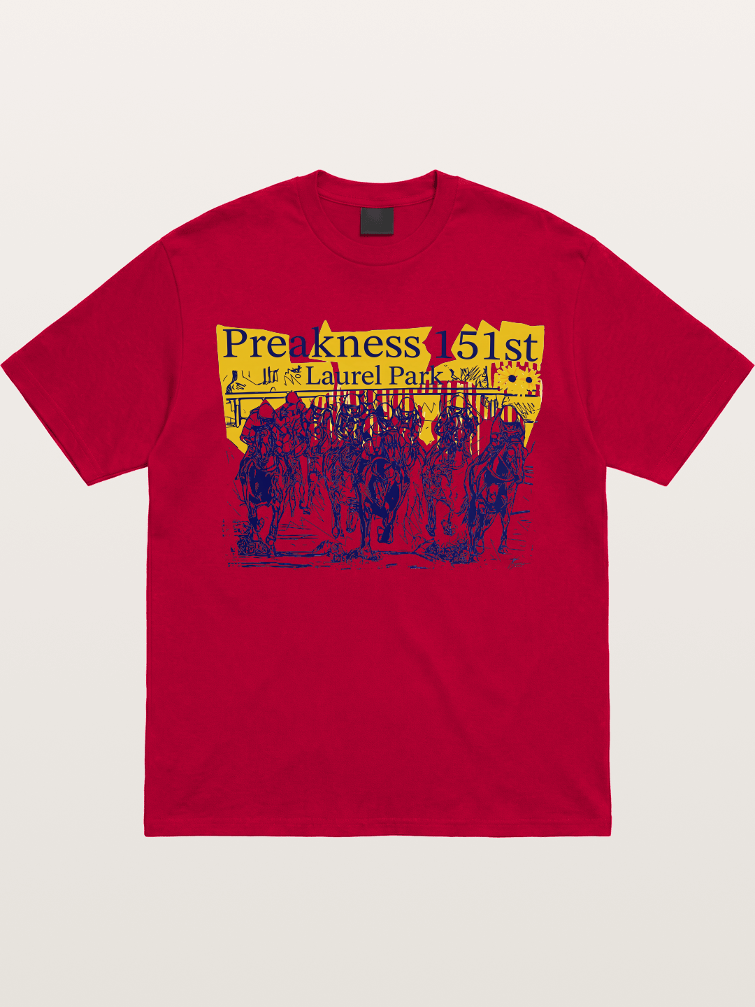 Preakness 151 Sketch Racing Art Gildan T-shirt