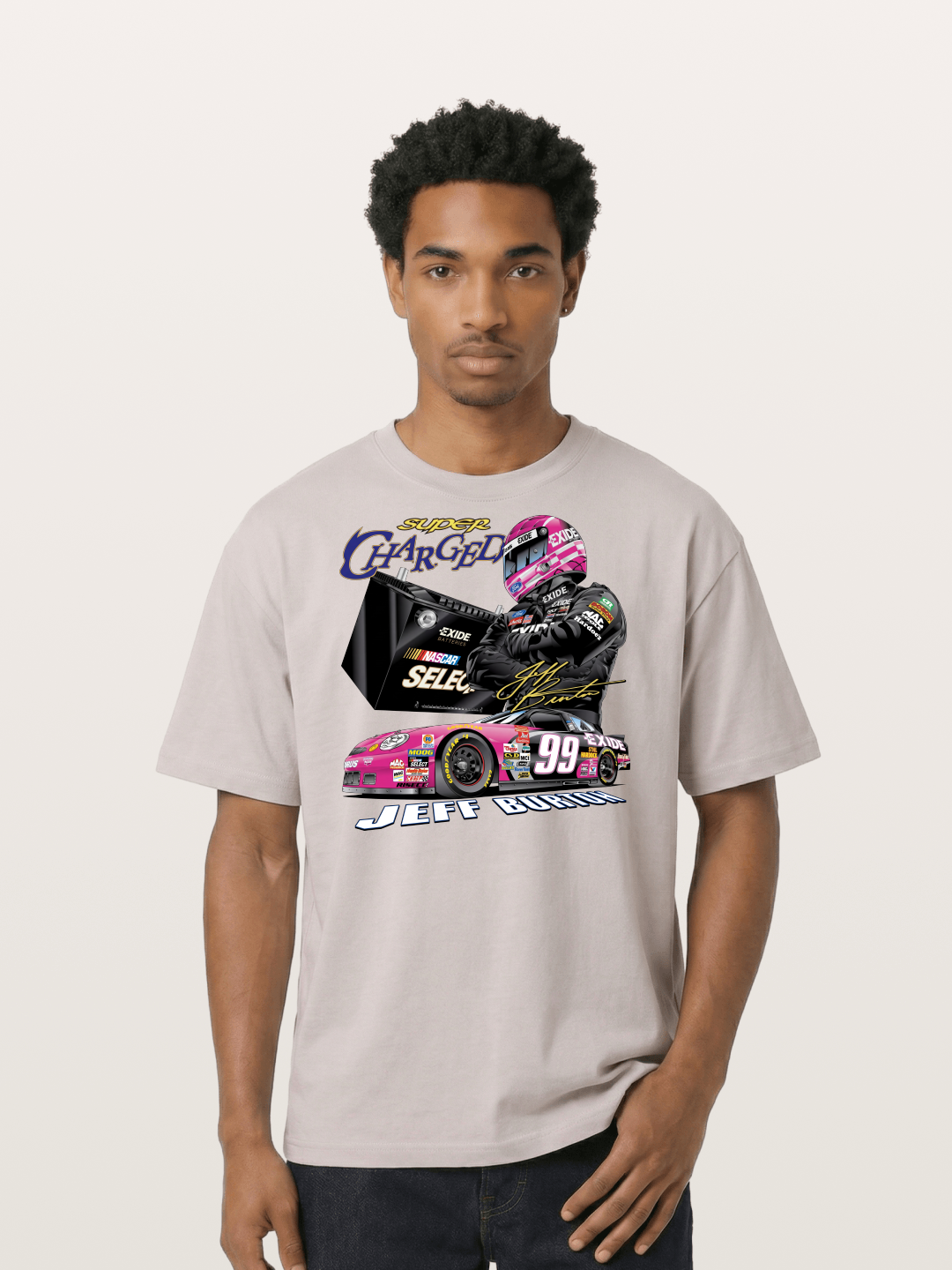 Jeff Burton 99 NASCAR Legend Cotton T-shirt