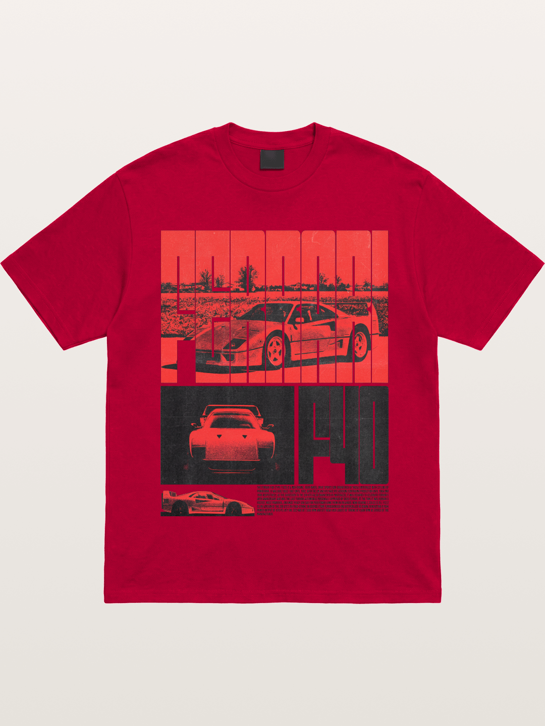 Red F40 Gildan T-shirt