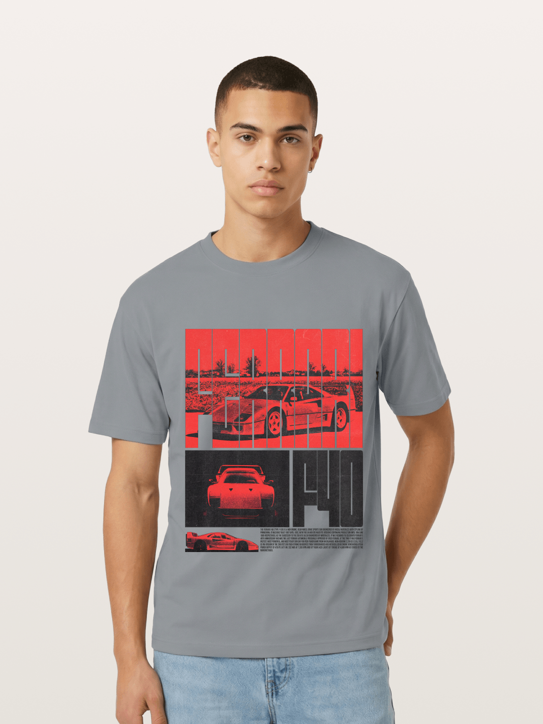 Red F40 Gildan T-shirt