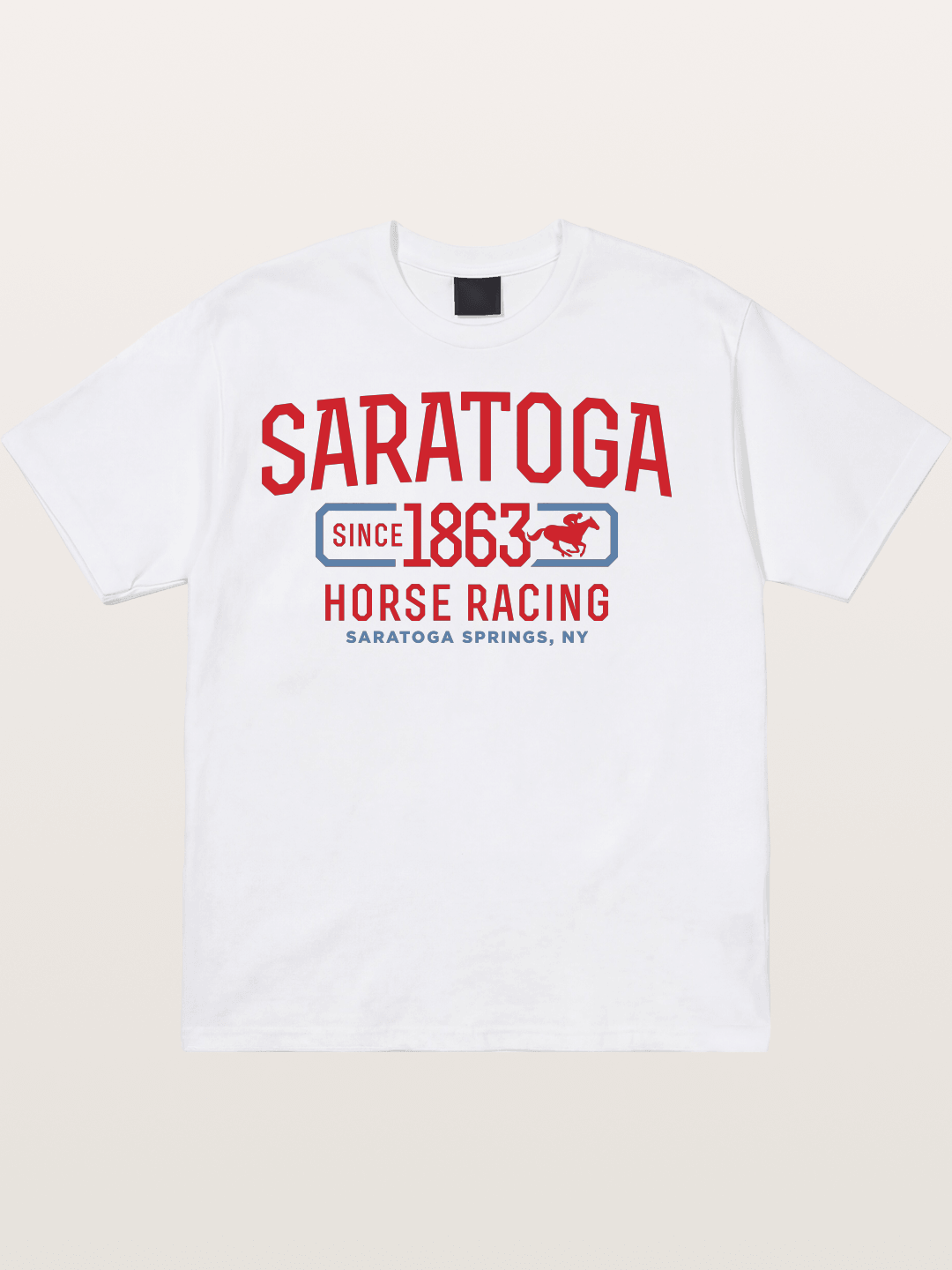 Saratoga Horse Racing Since 1863 Cotton T-shirt