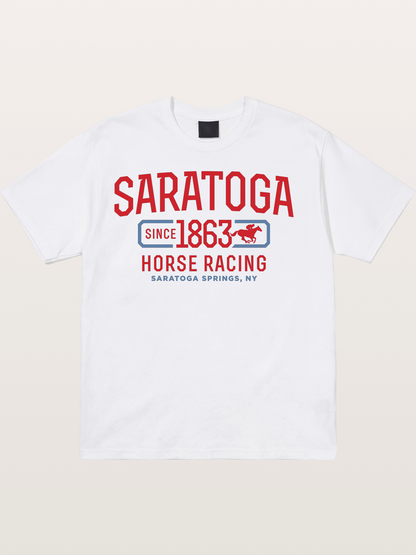 Saratoga Horse Racing Since 1863 Cotton T-shirt