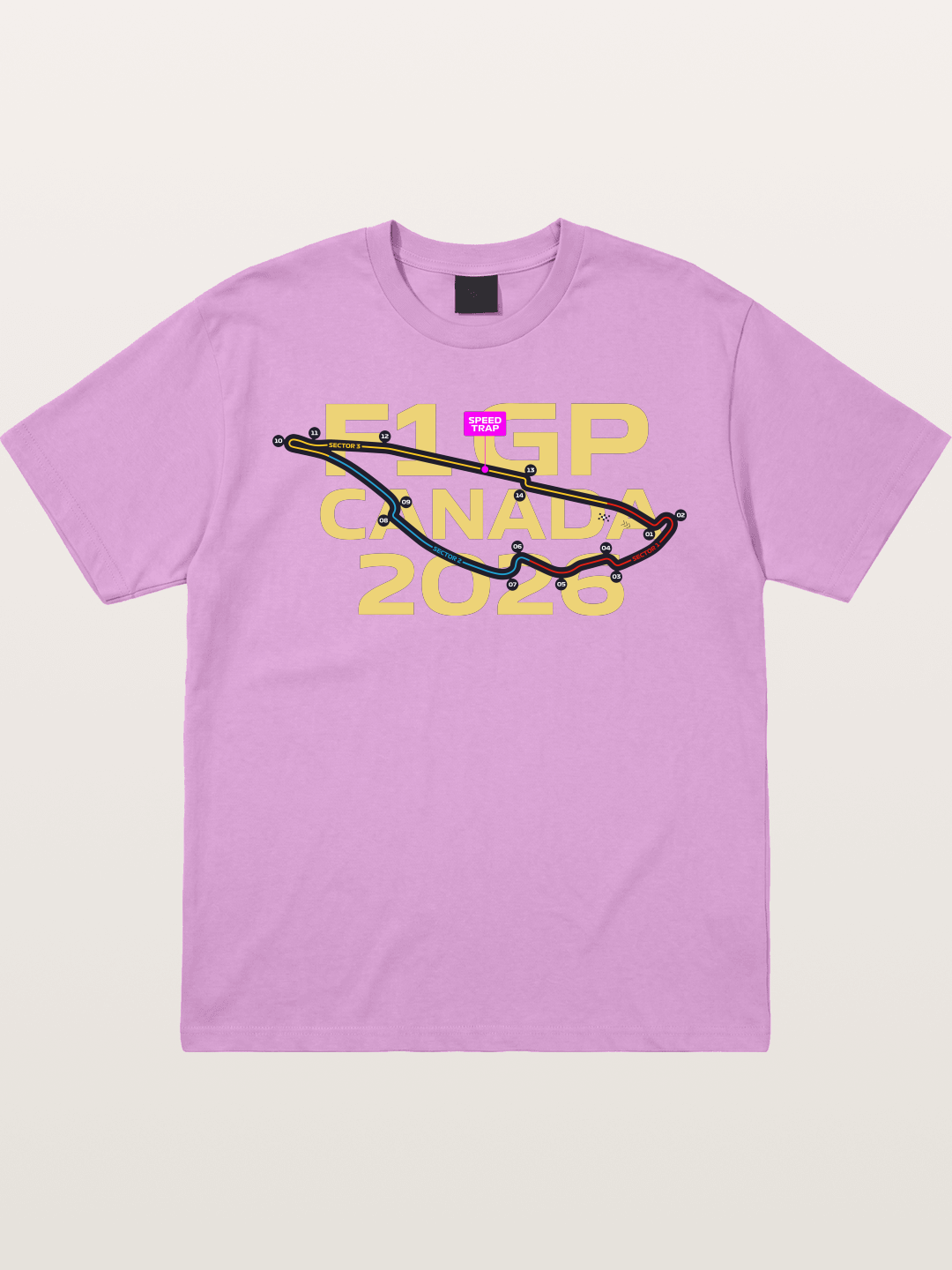 F1 Canada 2026 Track Map Gildan T-shirt
