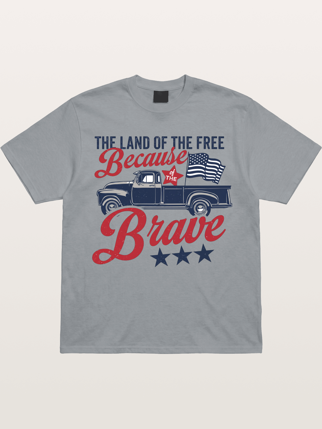 Land of the Free Vintage American Truck Gildan T-shirt