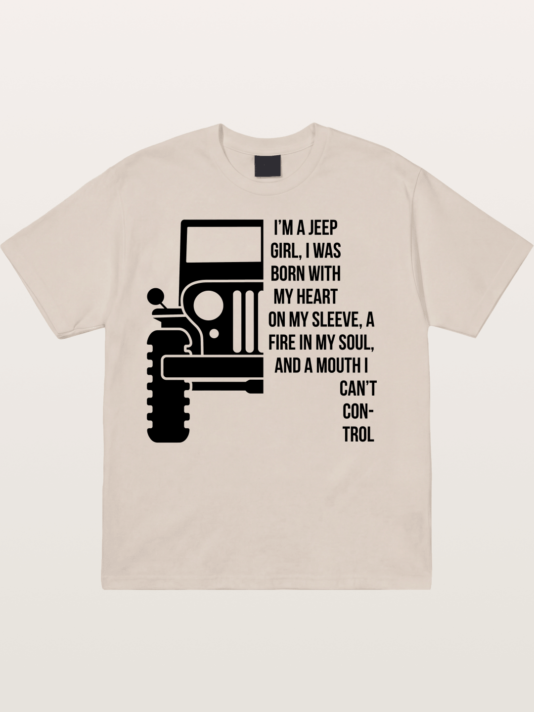 Jeep Girl Cotton T-shirt
