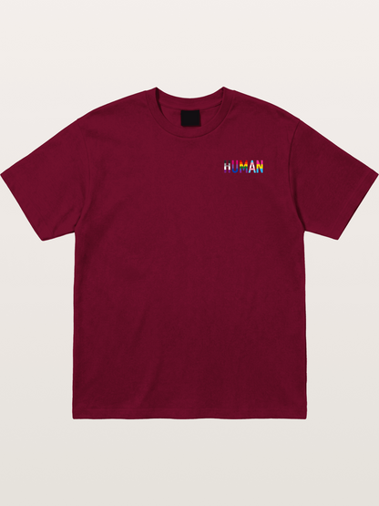 Human Pride Typography Art Gildan T-shirt