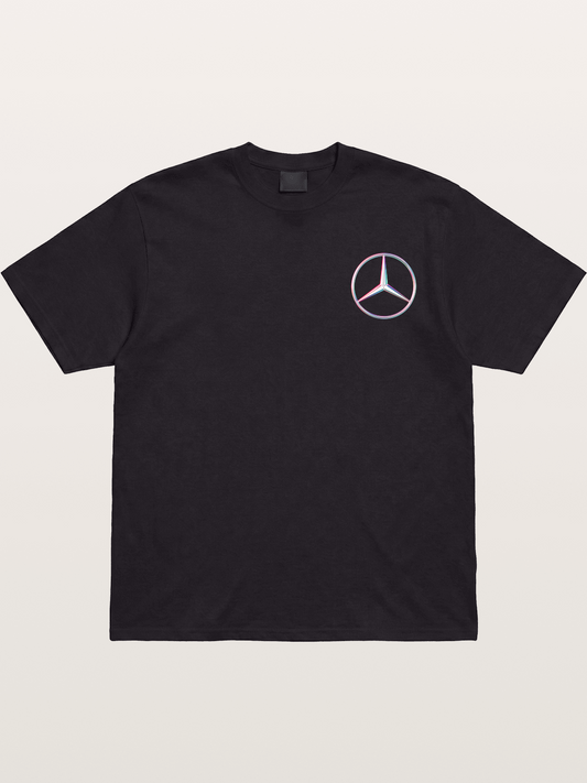 Mercedes Holographic Logo Cotton T-shirt