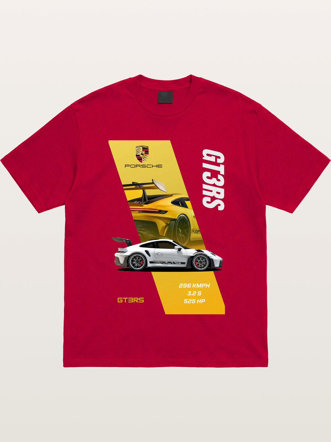 Dual 911 GT3 RS Poster Gildan T-shirt