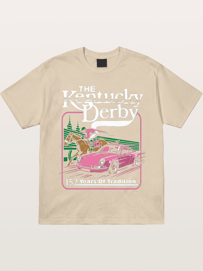 Derby Horse & Porsche Race Gildan T-shirt