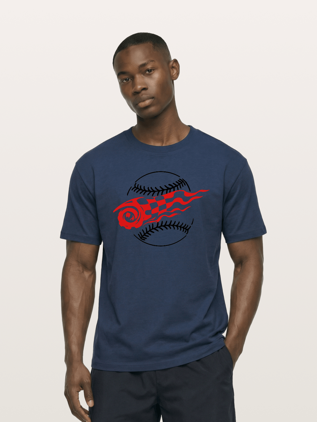 Blaze Wheel Cotton T-shirt