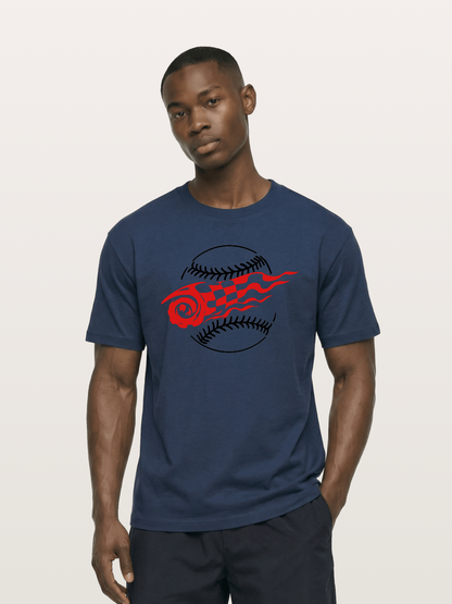 Blaze Wheel Cotton T-shirt