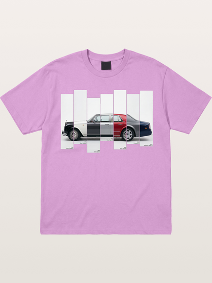 Multi-Color Rolls Royce Timeline Gildan T-shirt