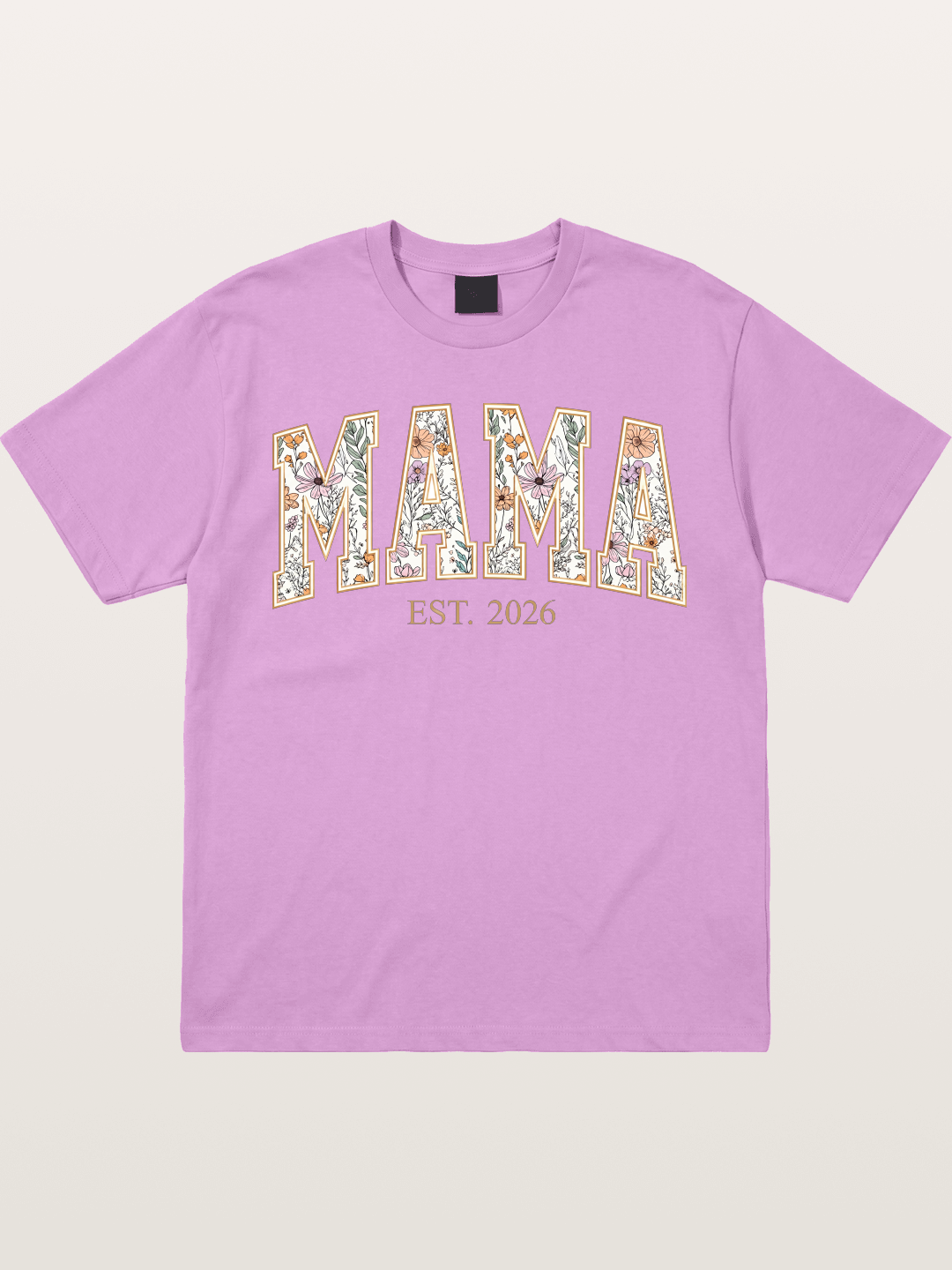 Floral Mama Est 2026 Design Gildan T-shirt
