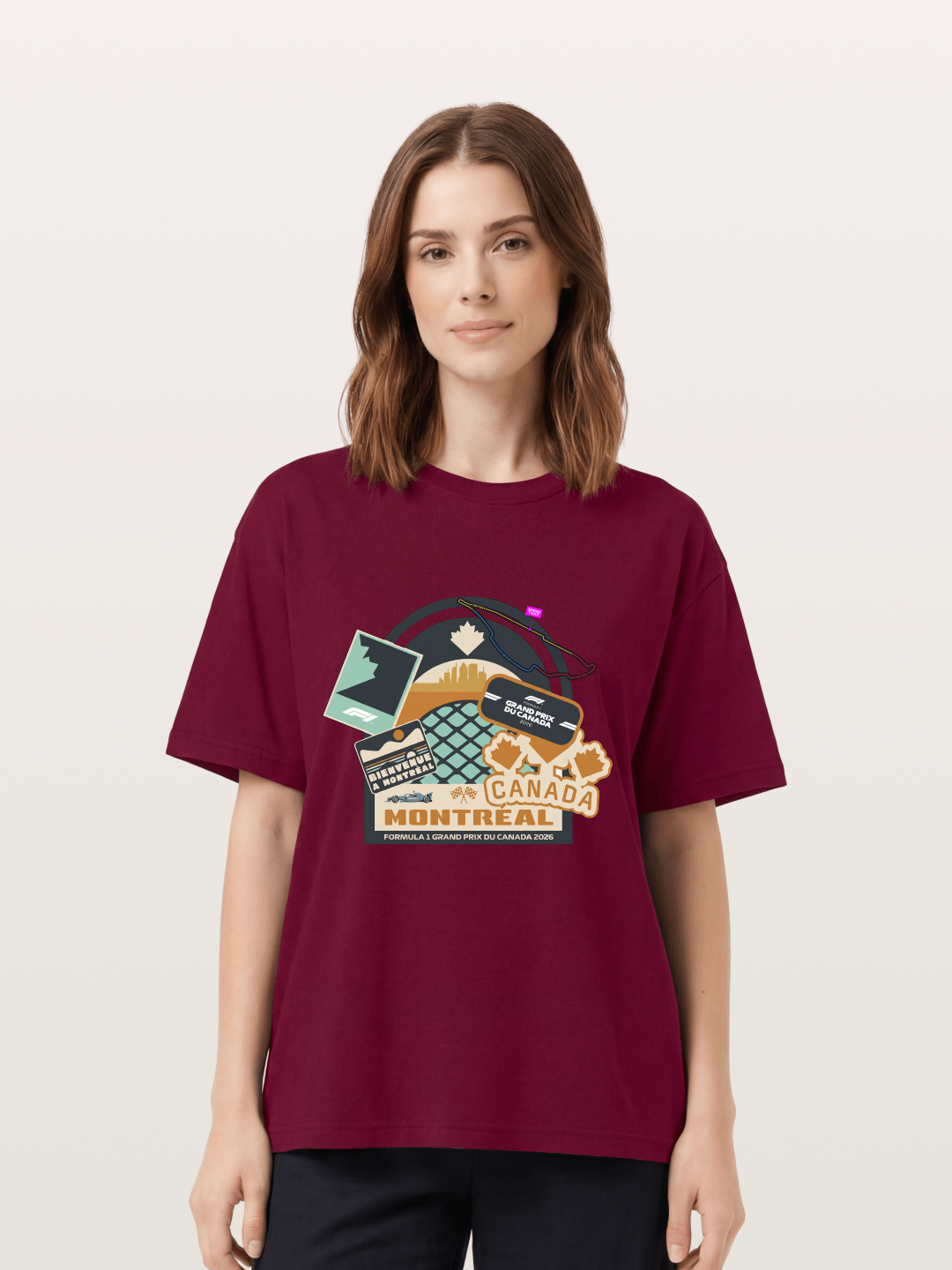 Montreal Canada GP 2026 Collage Gildan T-shirt