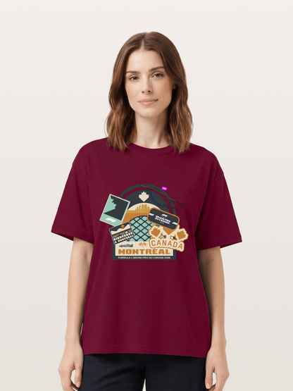 Montreal Canada GP 2026 Collage Gildan T-shirt
