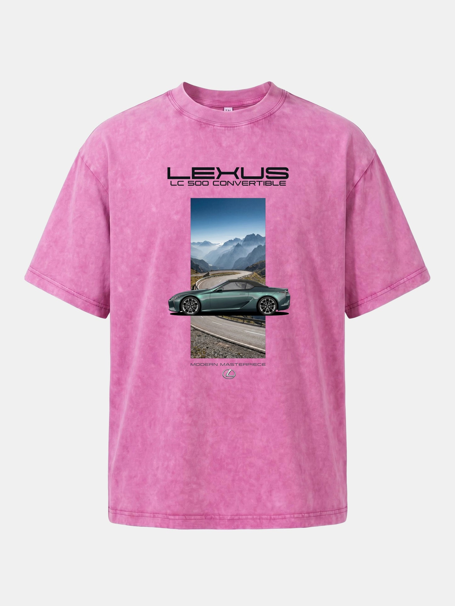 Lexus LC500 Coastal Villa Poster Washed T-shirt