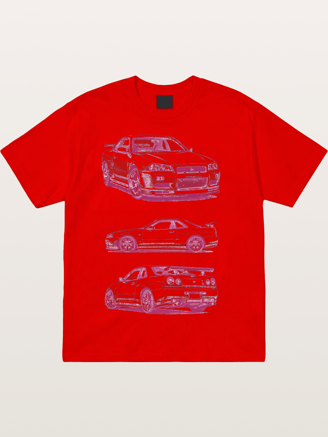 Skyline Sketch Cotton T-shirt