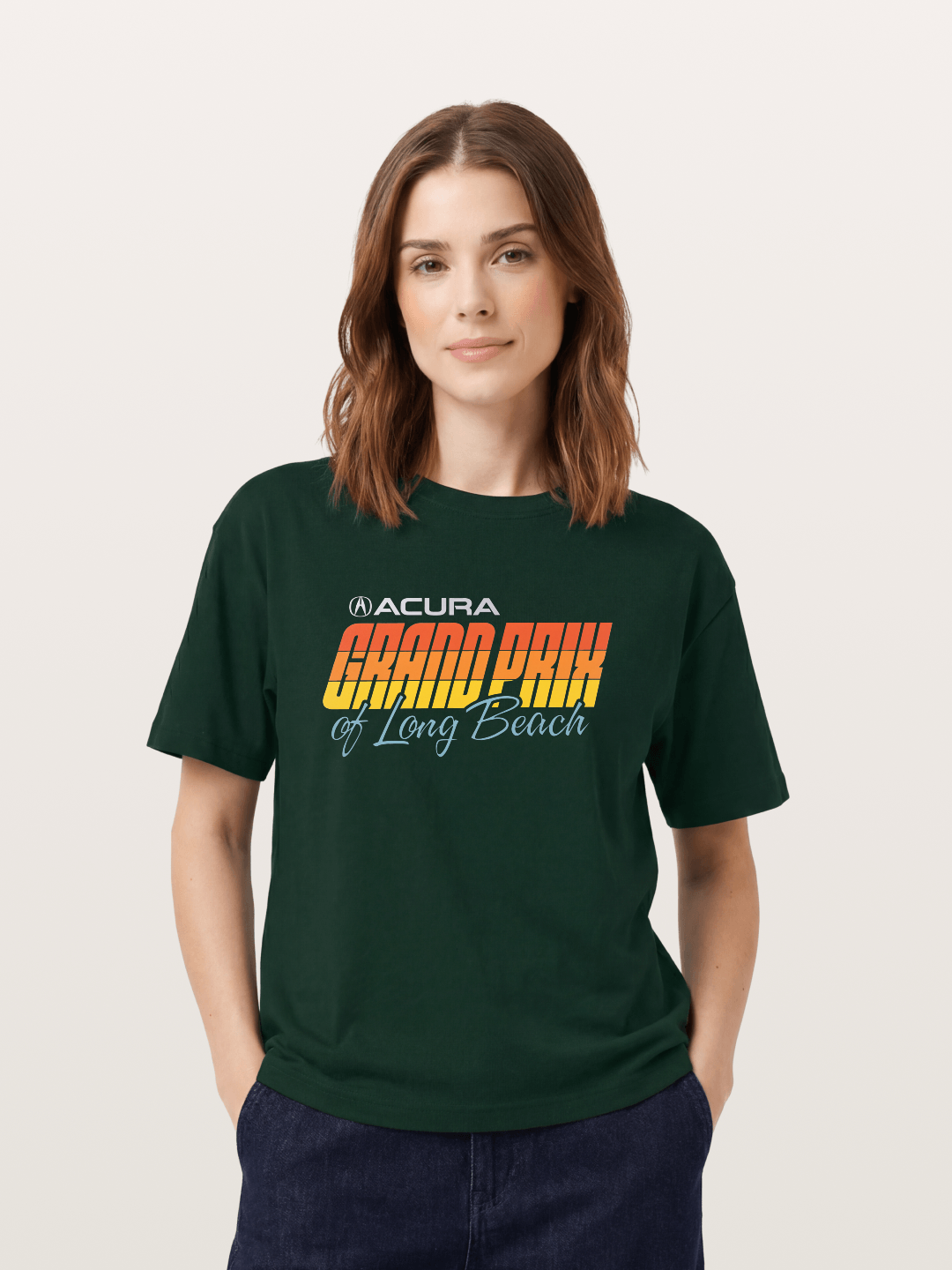Sunset Grand Prix Typography Gildan T-shirt