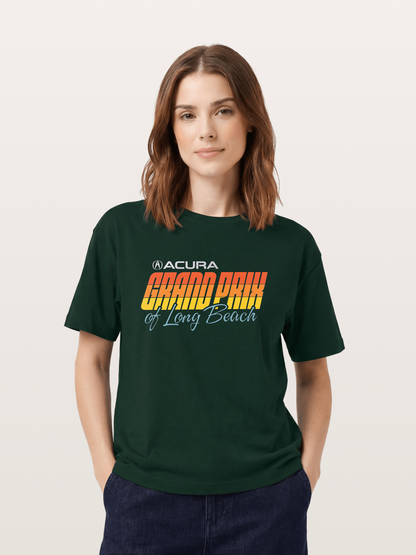 Sunset Grand Prix Typography Gildan T-shirt