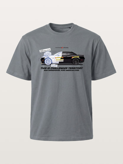 Blueprint Hellcat Spec Poster Cotton T-shirt