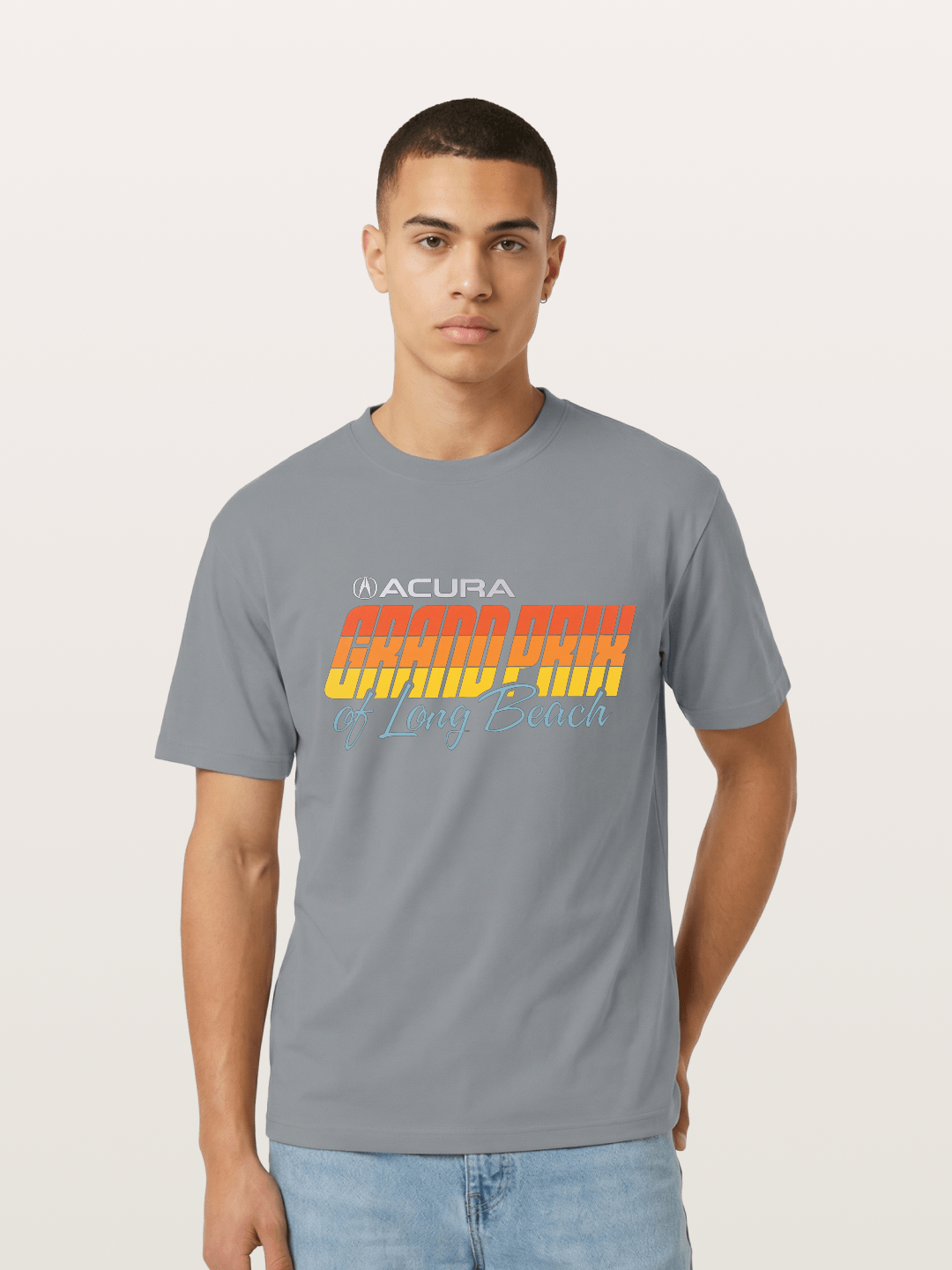Sunset Grand Prix Typography Gildan T-shirt