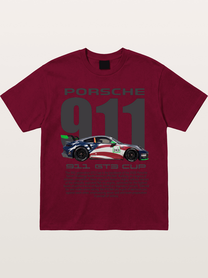 Porsche 911 GT3 Cup American Colors Gildan T-shirt