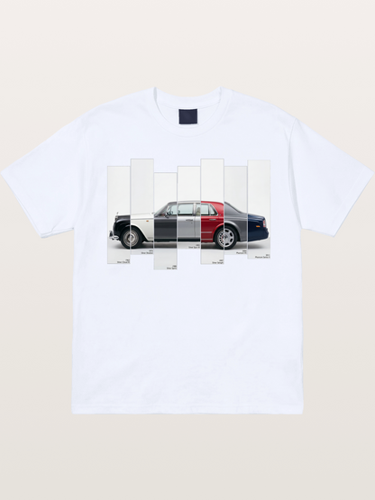 Multi-Color Rolls Royce Timeline Gildan T-shirt