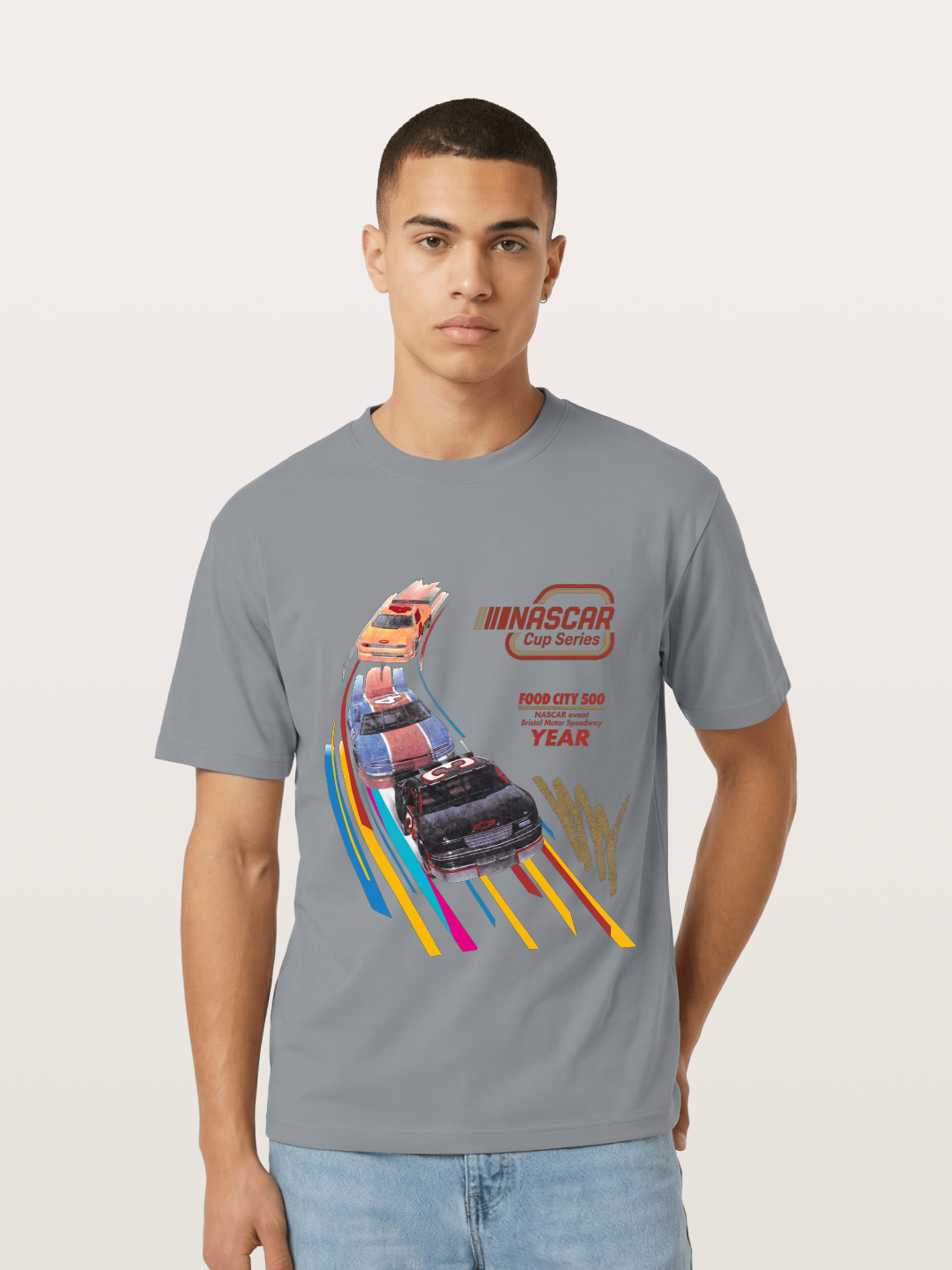 Vintage NASCAR Race Graphic Gildan T-shirt