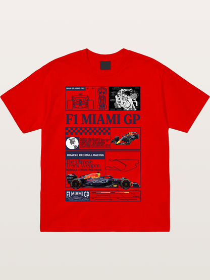 Red Bull RB18 Miami GP Cotton T-shirt