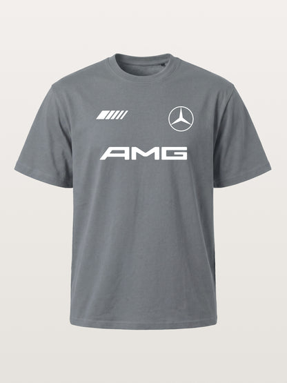 Mercedes AMG Three Element Dark Layout Cotton T-shirt