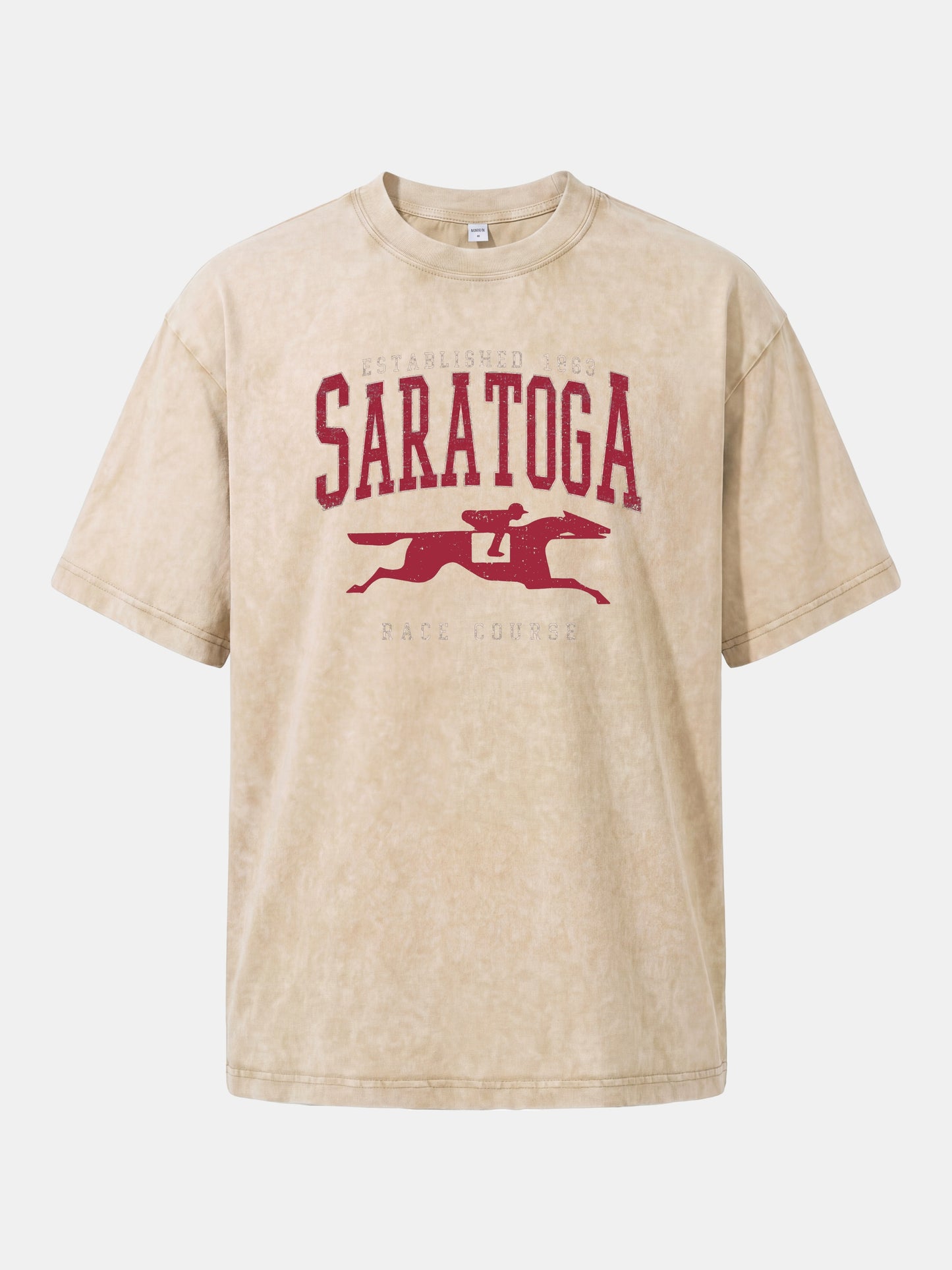 Saratoga Vintage Horse Silhouette Washed T-shirt