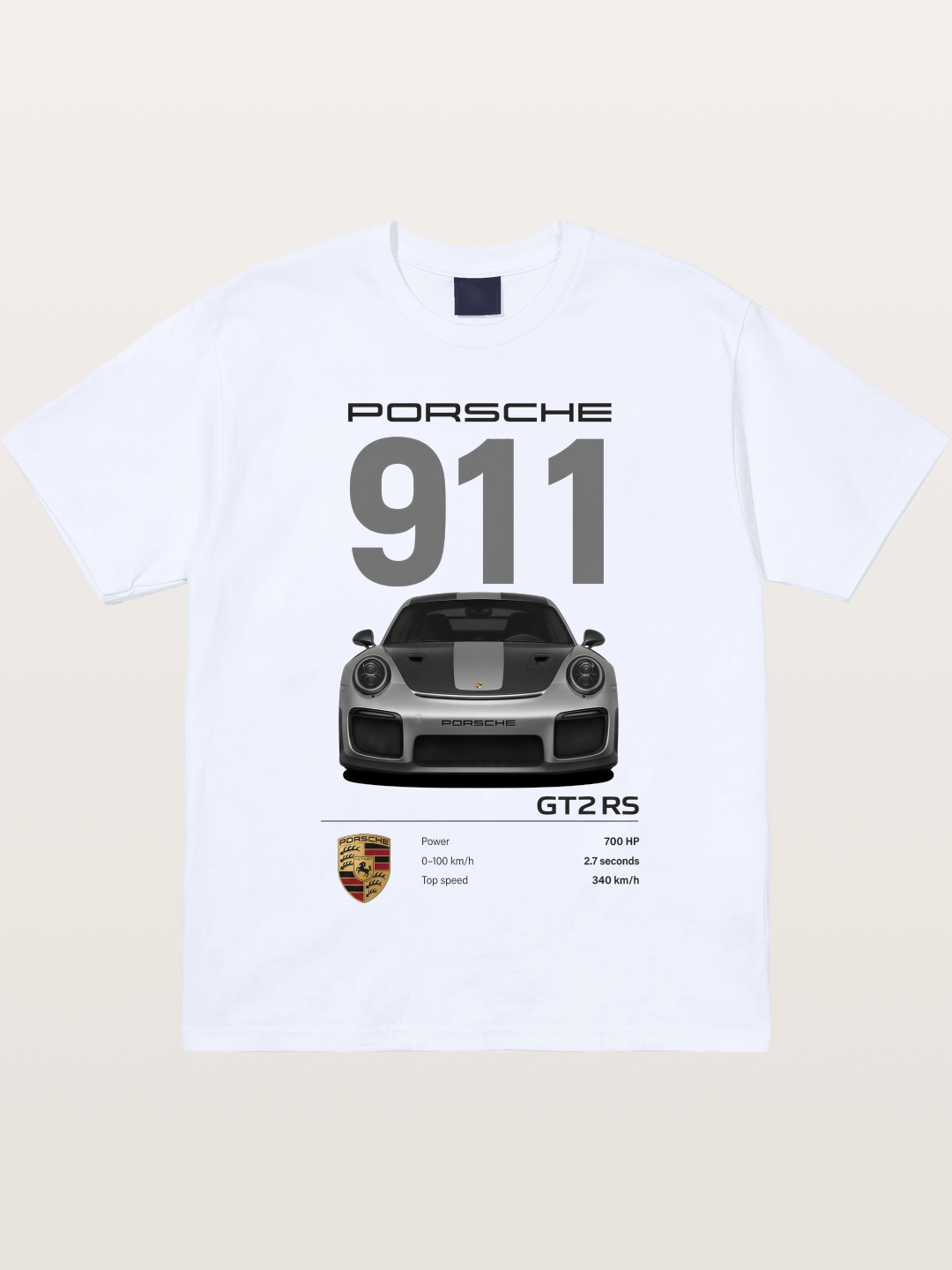 911 GT2 RS Spec Sheet Art Gildan T-shirt