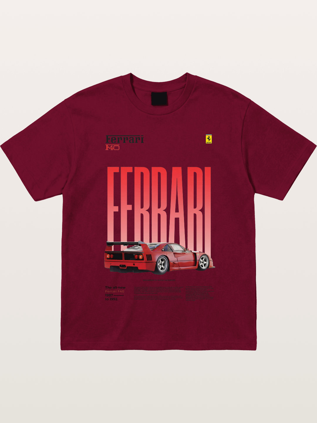 Gradient Red Gildan T-shirt